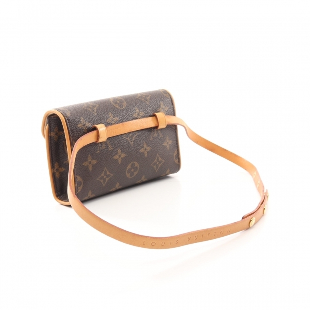 Louis Vuitton Pochette Florentine Monogram Body Bag Brown